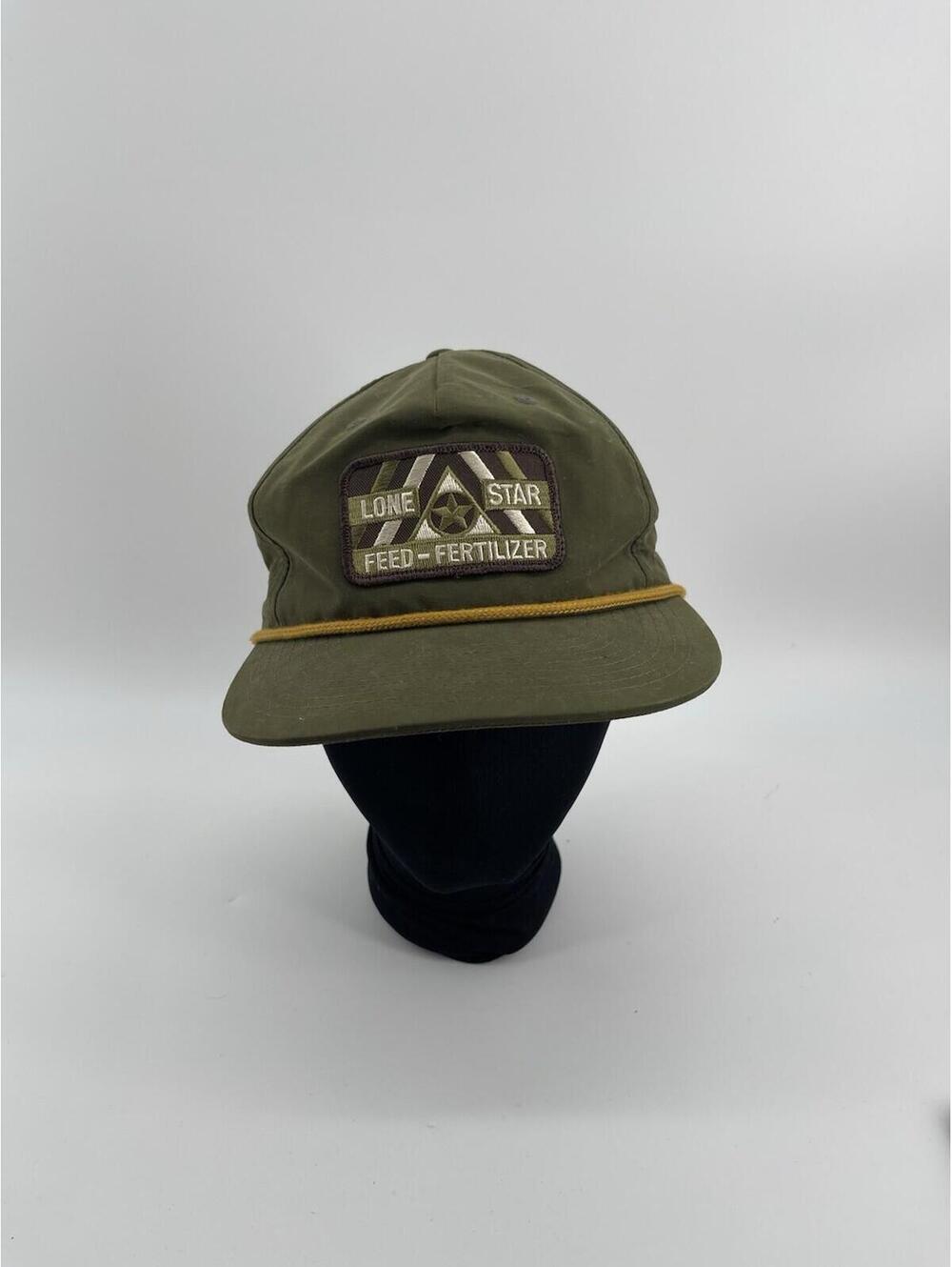 Lone Star Feed Fertilizer Hat Richardson Snapback Green Rope Cap Men